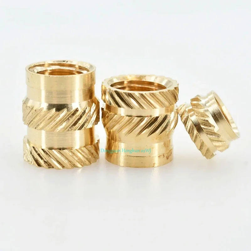 Hot Melt Insert Knurled Brass Nut M1.2 M1.4 M1.6 M2 M2.5 M3 M4 M5 M6 Thread Heat Molding Double Twill Injection Embedment Nut
Hot Melt Insert Knurled Brass Nut M1.2 M1.4 M1.6 M2 M2.5 M3 M4 M5 M6 Thread Heat Molding Double Twill Injection Embedment Nut