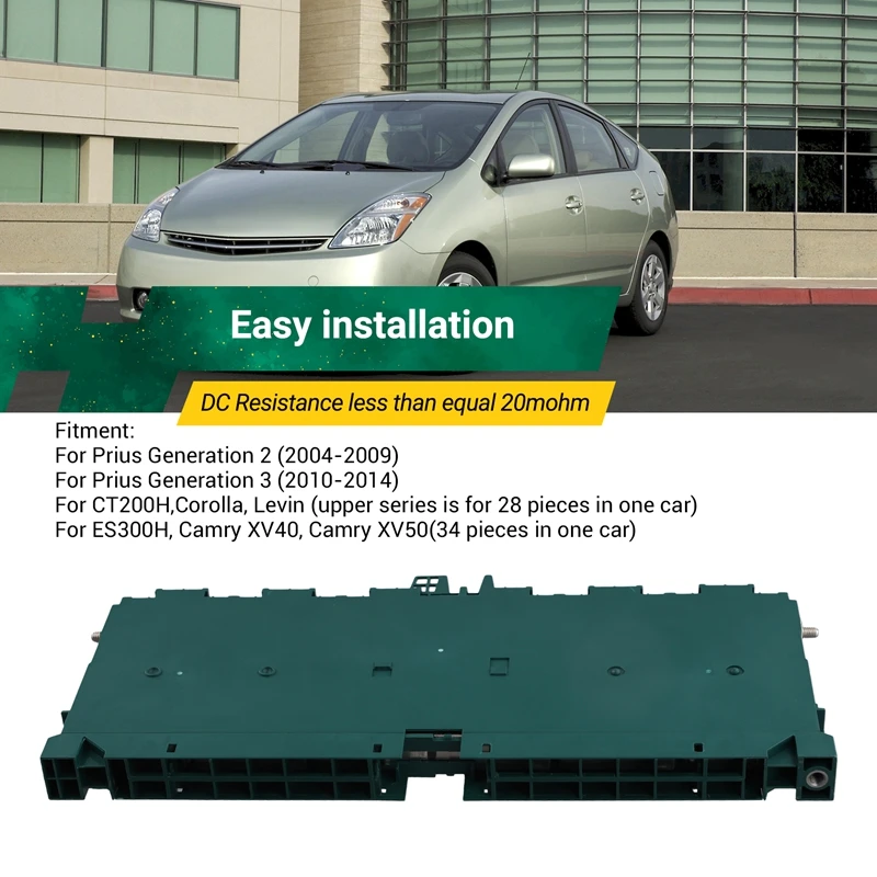 Для Toyota Prius 2-го поколения Corolla Camry XV40 Lexus CT200H ES300H Модернизированный Гибридный аккумулятор модуль 7,2 в Ач
Для Toyota Prius 2-го поколения Corolla Camry XV40 Lexus CT200H ES300H Модернизированный Гибридный аккумулятор модуль 7,2 в Ач