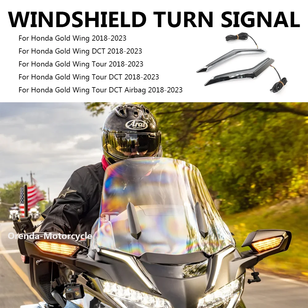 Motorcycle Led Windshield Decorative Light Turn Signal Brake For Honda Gold Wing Gl 1800 Gl1800 Tour Dct Airbag 2018-2023
Motorcycle Led Windshield Decorative Light Turn Signal Brake For Honda Gold Wing Gl 1800 Gl1800 Tour Dct Airbag 2018-2023