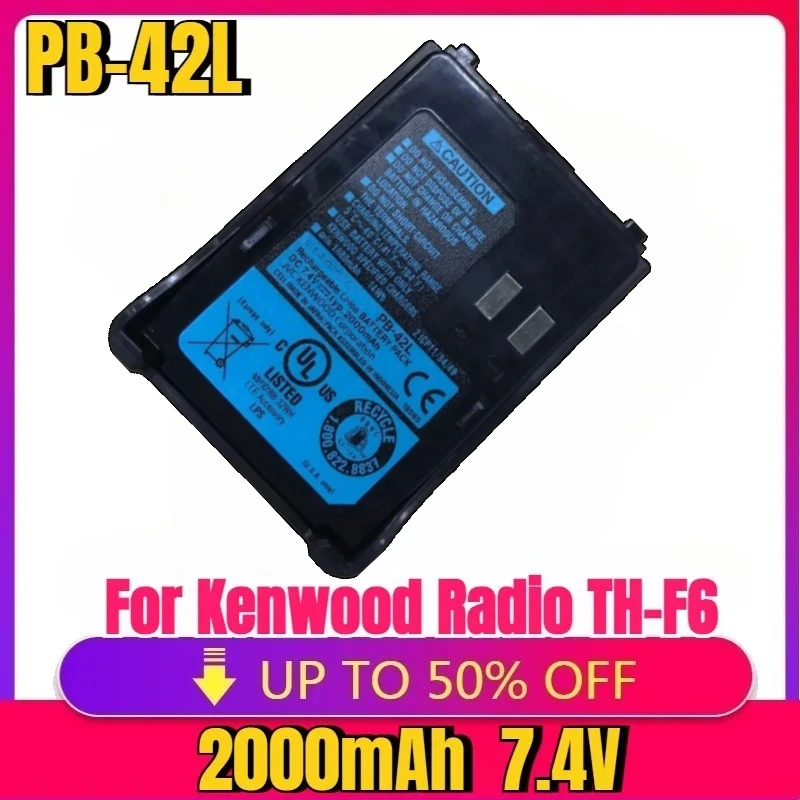 New High quality replaceable 2000mAh Li-ion Battery PB-42L PB42L For Kenwood Radio TH-F6 TH-F6A TH-F7 TH-F7E
New High quality replaceable 2000mAh Li-ion Battery PB-42L PB42L For Kenwood Radio TH-F6 TH-F6A TH-F7 TH-F7E