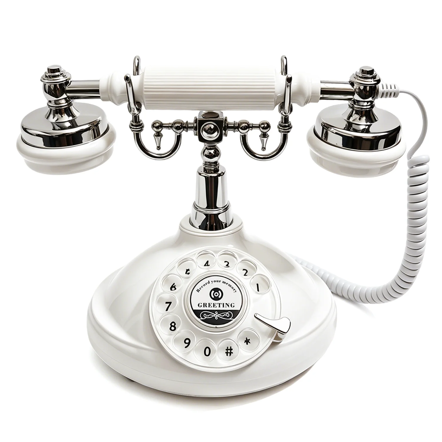 Voice Guestbook Telphone Wedding Telephone Capacity Vintage Rotary Recording Phone Customized Message for Wedding Birthday Party
Voice Guestbook Telphone Wedding Telephone Capacity Vintage Rotary Recording Phone Customized Message for Wedding Birthday Party