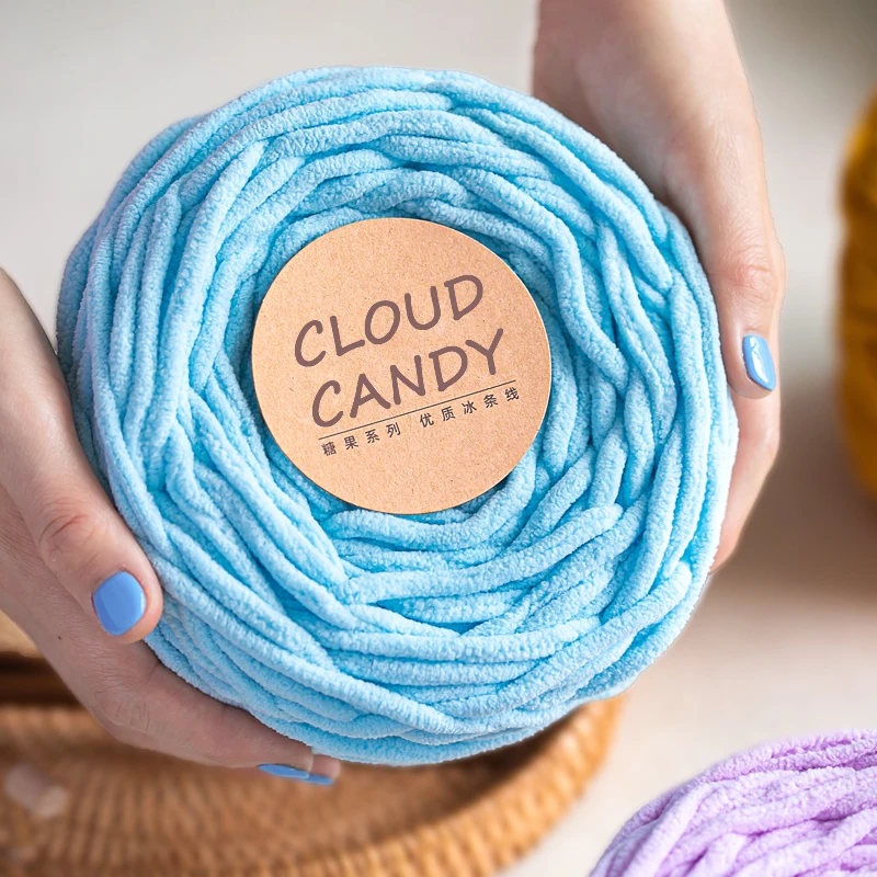 50g/Pcs 3.5mm 100% Polyester Chenille Ice Yarn For Knitting And Crochet Scarf Sweater
50g/Pcs 3.5mm 100% Polyester Chenille Ice Yarn For Knitting And Crochet Scarf Sweater