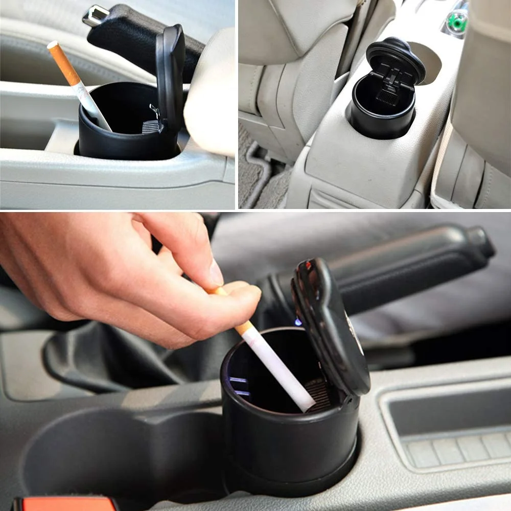 Car Ashtray LED Alloy Ash Tray Plastic Cup Portable Smokeless Auto Ashtray Flame Retardant Cigarette Holder Box Accessories
Car Ashtray LED Alloy Ash Tray Plastic Cup Portable Smokeless Auto Ashtray Flame Retardant Cigarette Holder Box Accessories