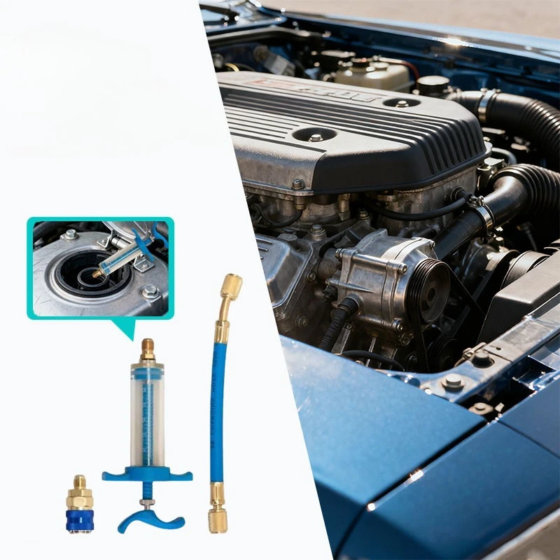1Oz Refrigerant Fluid Filler Tube A/C Oil Dye Injector Adapter for Car Repair Tools for Vehicle SUV Truck Home Air Conditioner
1Oz Refrigerant Fluid Filler Tube A/C Oil Dye Injector Adapter for Car Repair Tools for Vehicle SUV Truck Home Air Conditioner
