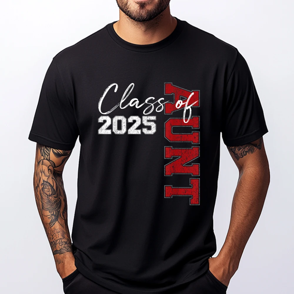 Aunt Senior 2025 Proud Of A Class Of 2025 Graduate Brand T Shirt Luxury Clothing Breathable Printed T-Shirt
Aunt Senior 2025 Proud Of A Class Of 2025 Graduate Brand T Shirt Luxury Clothing Breathable Printed T-Shirt