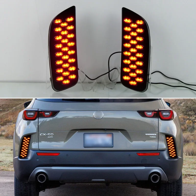 Car Rear Bumper Light For Mazda CX-50 CX50 2022 2023 LED Indicators Fog Lamp Turn Signal Reflector Brake Lights
Car Rear Bumper Light For Mazda CX-50 CX50 2022 2023 LED Indicators Fog Lamp Turn Signal Reflector Brake Lights