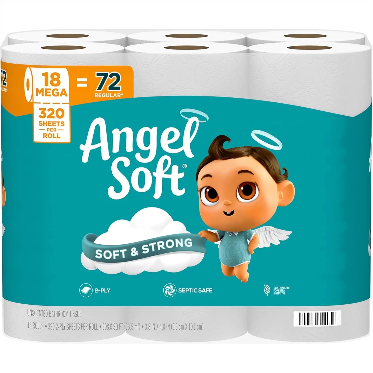 Toilet Paper, 18 Mega Rolls Equivalent to 72 Regular Rolls, Soft and Strong for Comfortable Use
Toilet Paper, 18 Mega Rolls Equivalent to 72 Regular Rolls, Soft and Strong for Comfortable Use