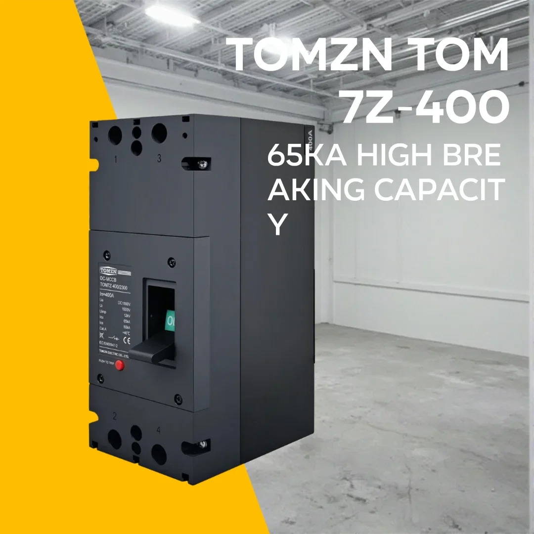 TOMZN 2P DC MCCB TOM7Z 1500V 300A/400A, Molded Case Circuit Breaker Overload Protection Switch for Solar PV System
TOMZN 2P DC MCCB TOM7Z 1500V 300A/400A, Molded Case Circuit Breaker Overload Protection Switch for Solar PV System
