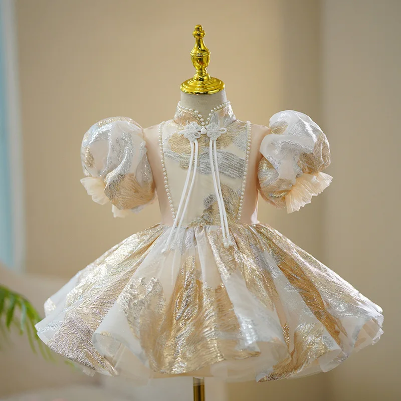 Spring Summer Han Dynasty Kids Traditional Dress Baby Girls Chinese Classical Costume for Children's Day Birthday Party
Spring Summer Han Dynasty Kids Traditional Dress Baby Girls Chinese Classical Costume for Children's Day Birthday Party
