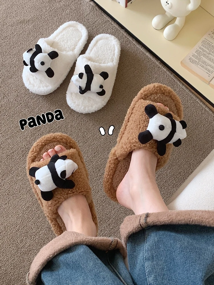 Cute Pands Plush Cotton Slippers For Women's Anti-skid Home Furnishings 2023 Autumn Winter Indoor Household Slippers
Cute Pands Plush Cotton Slippers For Women's Anti-skid Home Furnishings 2023 Autumn Winter Indoor Household Slippers