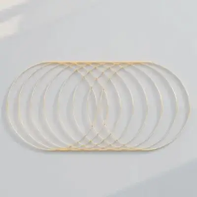 10Pcs Round Metal Rings Craft Hoops Durable DIY Metal Dreamcatcher Rings Tassels Plant Hangers Handmade Accessories
10Pcs Round Metal Rings Craft Hoops Durable DIY Metal Dreamcatcher Rings Tassels Plant Hangers Handmade Accessories