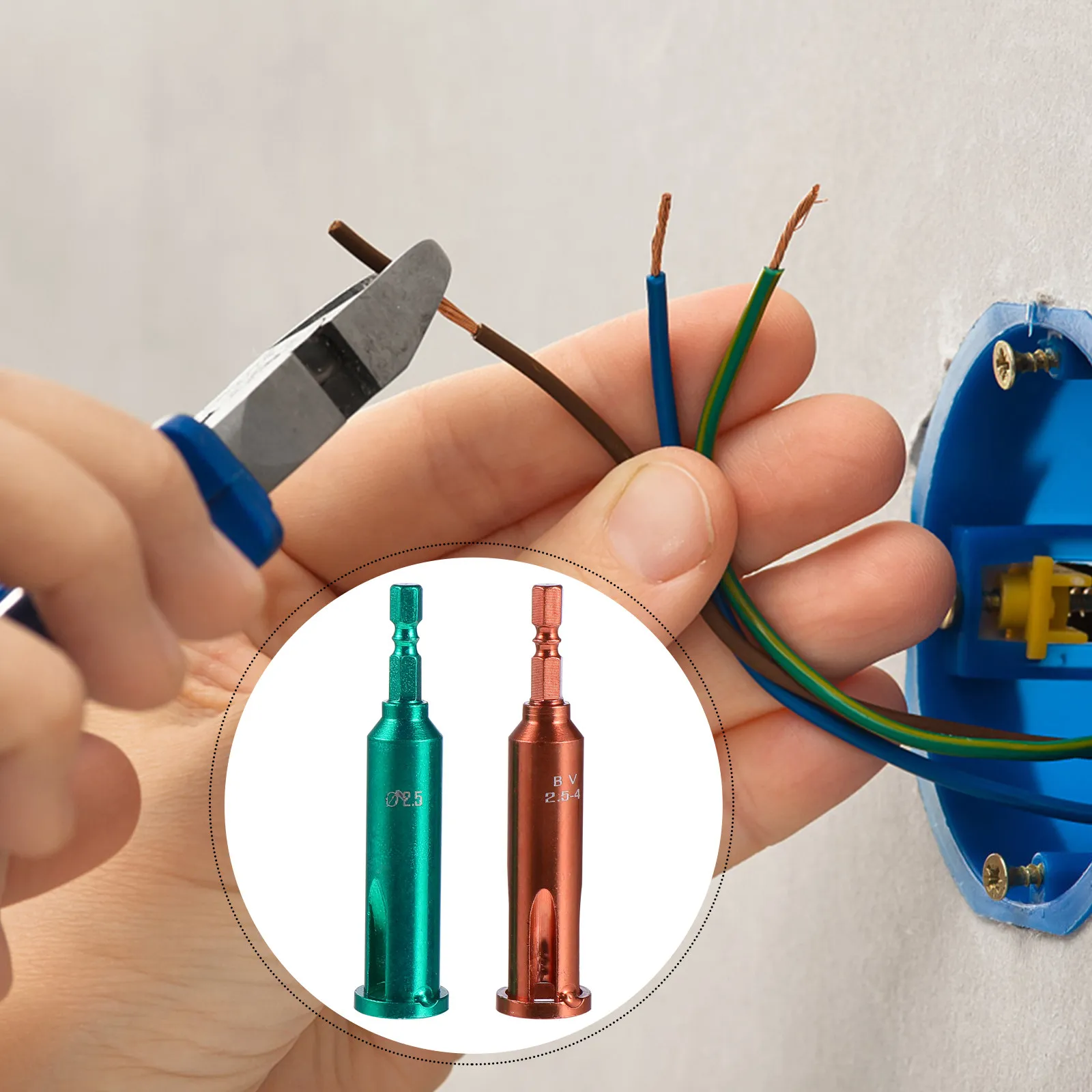 2Pcs Heavy Duty Carbon Steel Handle Wire for Electrical Wiring Efficient Twisting Splitting Tool Professional
2Pcs Heavy Duty Carbon Steel Handle Wire for Electrical Wiring Efficient Twisting Splitting Tool Professional