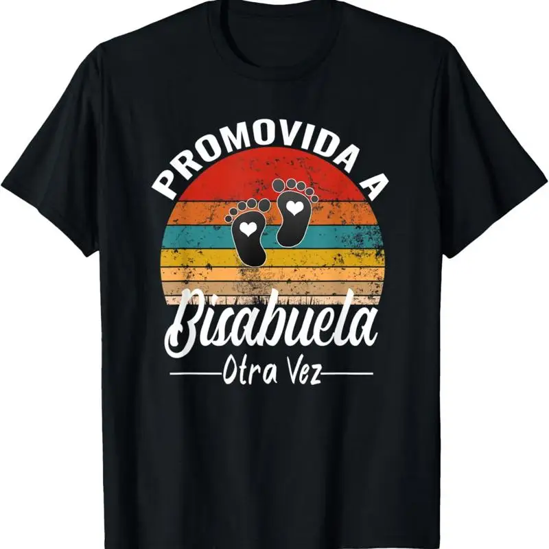 Bisabuela Otra Vez Spanish Pregnancy Announcement Vintage T Shirt
Bisabuela Otra Vez Spanish Pregnancy Announcement Vintage T Shirt