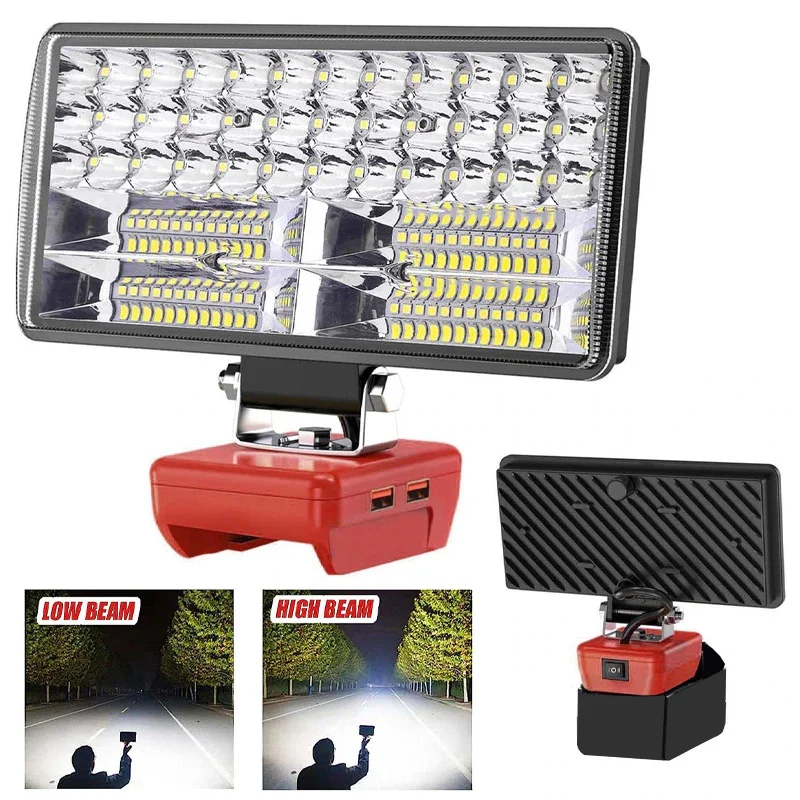 8-дюймовый Аккумуляторный телефон, рабочая функция, для Milwaukee 18V, литий-ионная батарея, портативный фонарик, Электрический телефон с двойным USB-выходом
8-дюймовый Аккумуляторный телефон, рабочая функция, для Milwaukee 18V, литий-ионная батарея, портативный фонарик, Электрический телефон с двойным USB-выходом