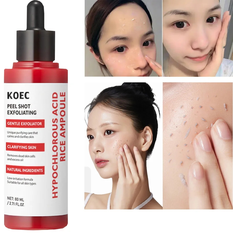Hypochlorous Acid Rice Peel Shot Exfoliating Serum for Dead Skin Cells Pore Care,Blackheads &Excess Sebum Control Smoothing Care
Hypochlorous Acid Rice Peel Shot Exfoliating Serum for Dead Skin Cells Pore Care,Blackheads &Excess Sebum Control Smoothing Care