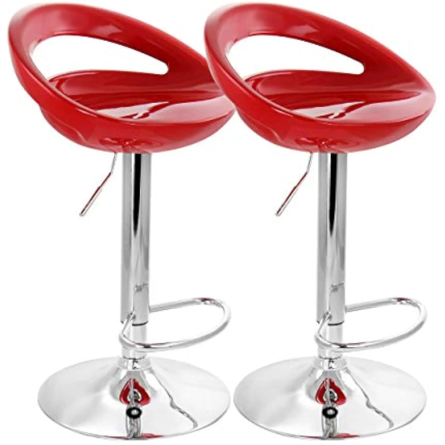 Modern 2 Piece Retro Adjustable Bar Stool in Red with Chrome Base (Elm02-806Red)
Modern 2 Piece Retro Adjustable Bar Stool in Red with Chrome Base (Elm02-806Red)
