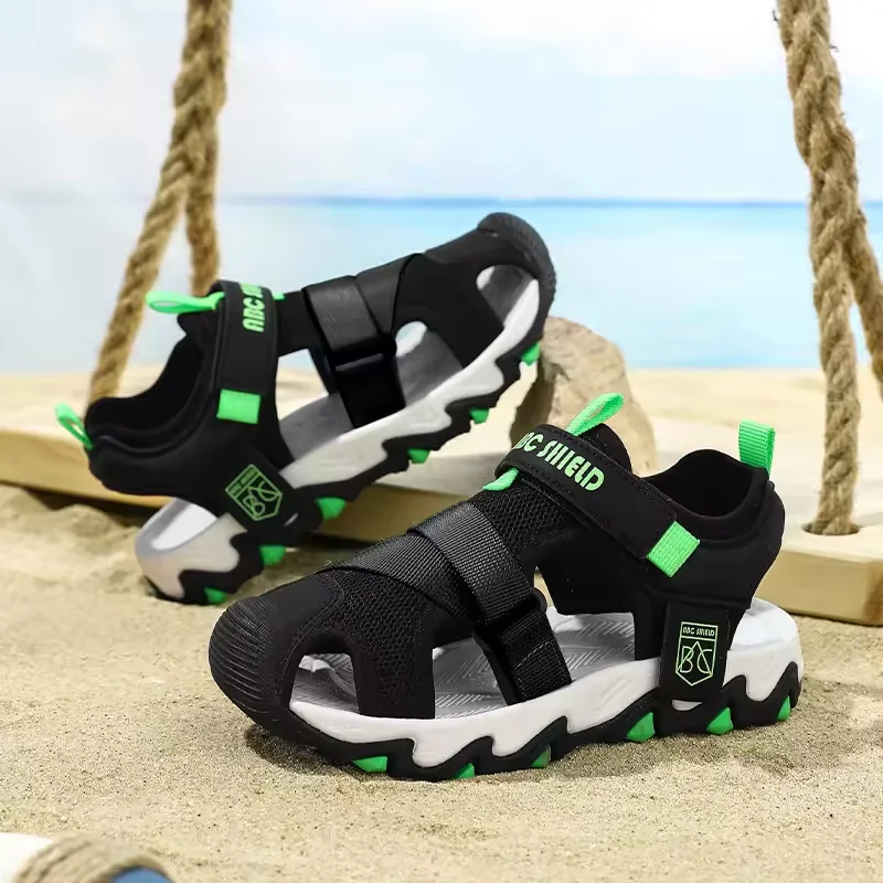Childrens Sandals Summer Outdoor New Style Mesh Breathable Non-slip Wear Resistant Casual Sneakers Kids Slippers for Boys
Childrens Sandals Summer Outdoor New Style Mesh Breathable Non-slip Wear Resistant Casual Sneakers Kids Slippers for Boys
