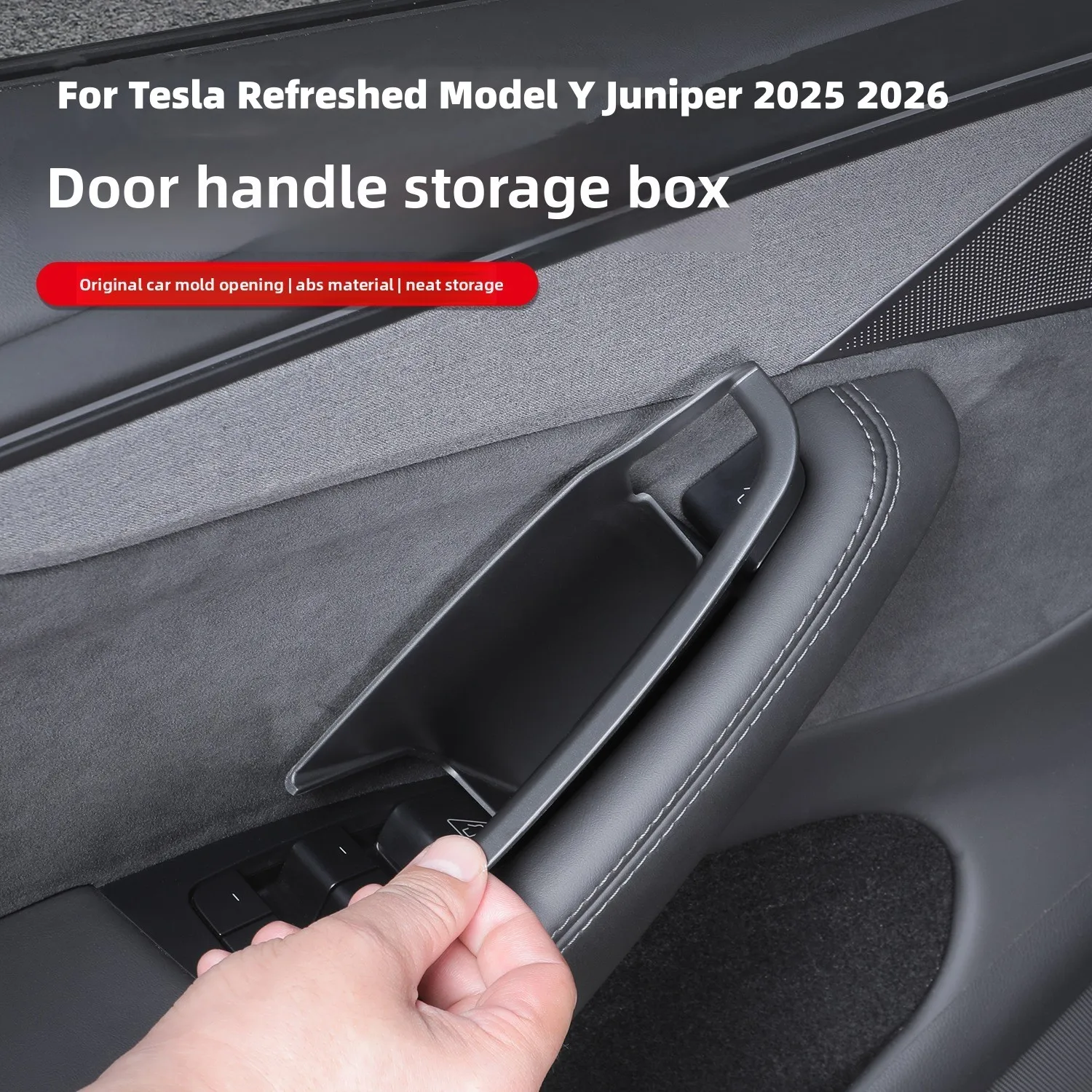Car Door Handle Filler Storage Box Inner Handle Phone Key Tidying Organizer Tray For Tesla Model Y Juniper 2025 2026 Accessories
Car Door Handle Filler Storage Box Inner Handle Phone Key Tidying Organizer Tray For Tesla Model Y Juniper 2025 2026 Accessories