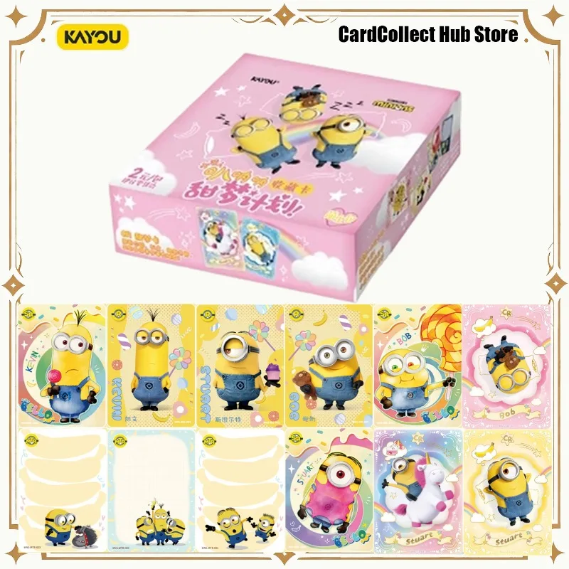 KAYOU Official Minions Banana Collection Cards Cute Master Pack Wave 2 Bob Stuart Kevin Collectible Cards for Minions Fans Gift
KAYOU Official Minions Banana Collection Cards Cute Master Pack Wave 2 Bob Stuart Kevin Collectible Cards for Minions Fans Gift