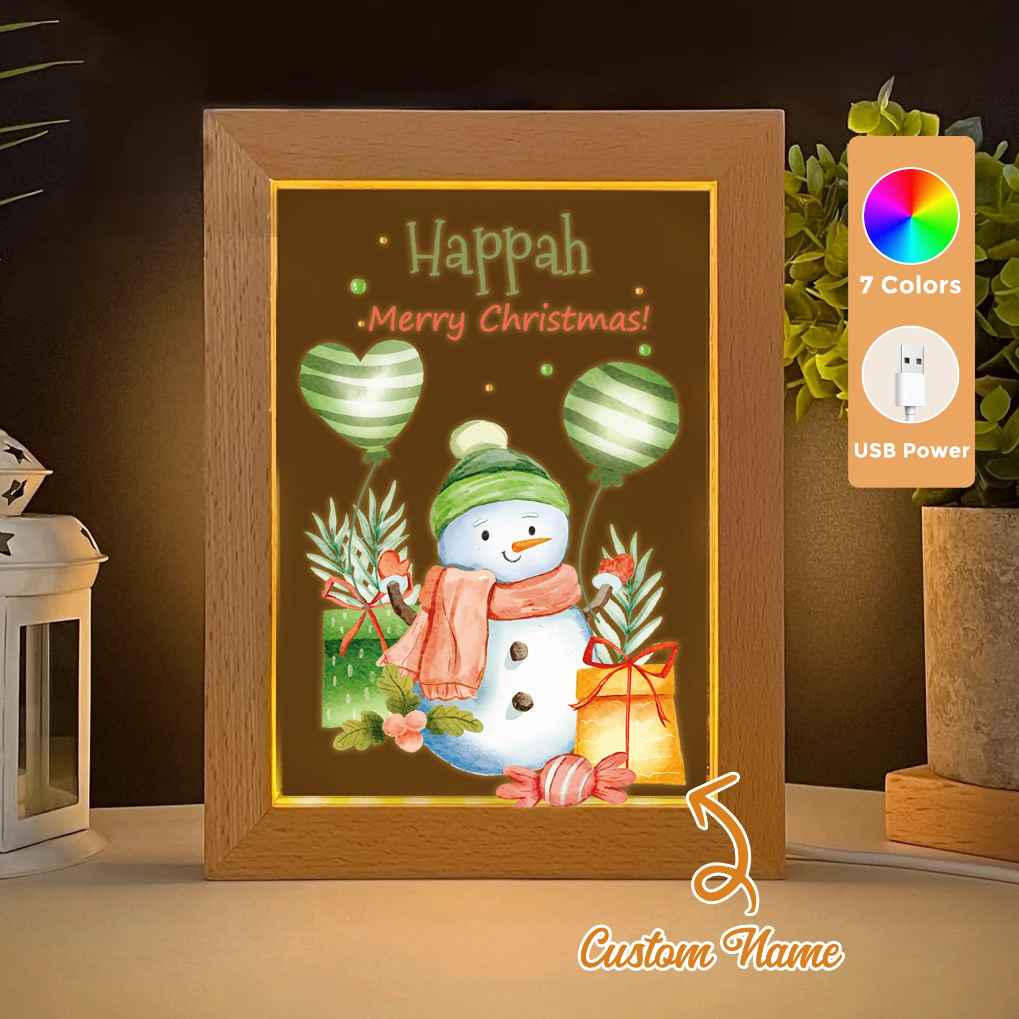 Custom Name Snowman Gift LED Acrylic Night Light Wood Photo Frame 21x17cm Christmas Cartoon Children Bedroom Gifts Home Decor
Custom Name Snowman Gift LED Acrylic Night Light Wood Photo Frame 21x17cm Christmas Cartoon Children Bedroom Gifts Home Decor