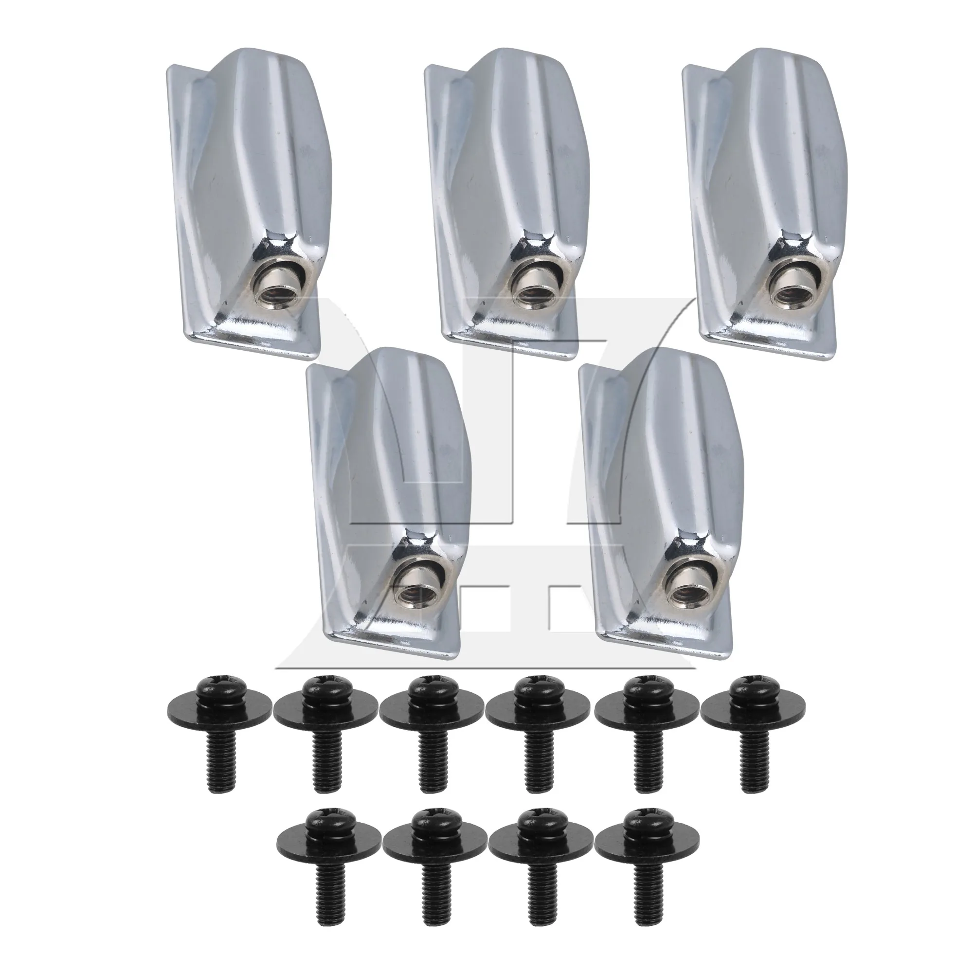 YIBUY 5 Pieces 1.5 Inch Single End Alloy Snare Drum Lugs Hardware with Black Screws
YIBUY 5 Pieces 1.5 Inch Single End Alloy Snare Drum Lugs Hardware with Black Screws