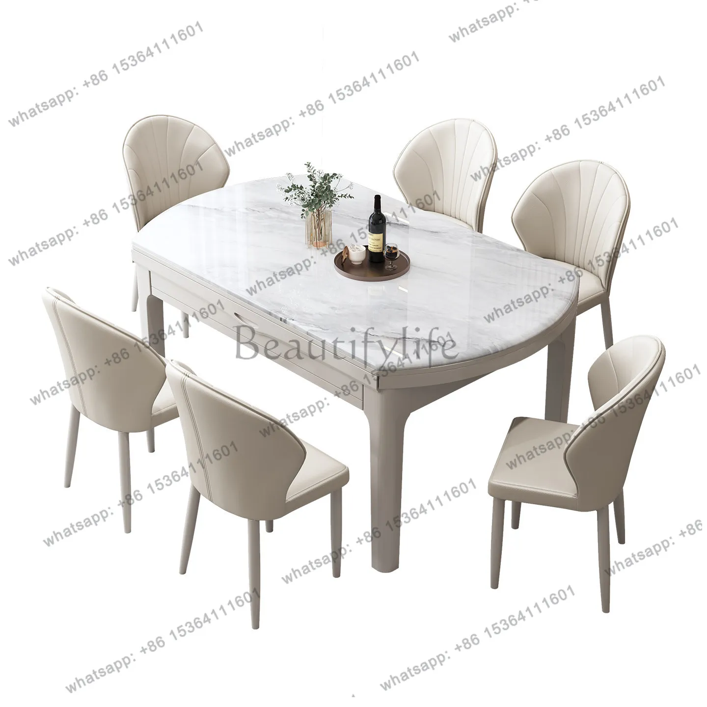 Microcrystalline stone dining table square and round dual-purpose modern simple wind variable round table
Microcrystalline stone dining table square and round dual-purpose modern simple wind variable round table