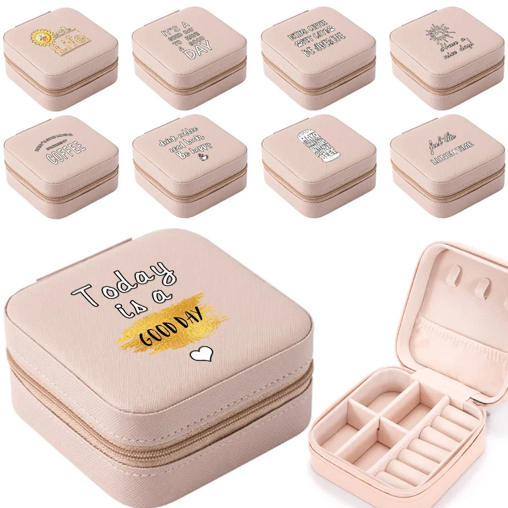 Jewelry Box Earrings Jewelry Storage Bag Desktop Drawer Necklace Ring Holder Jewelry Organizer Boxes Food Print
Jewelry Box Earrings Jewelry Storage Bag Desktop Drawer Necklace Ring Holder Jewelry Organizer Boxes Food Print