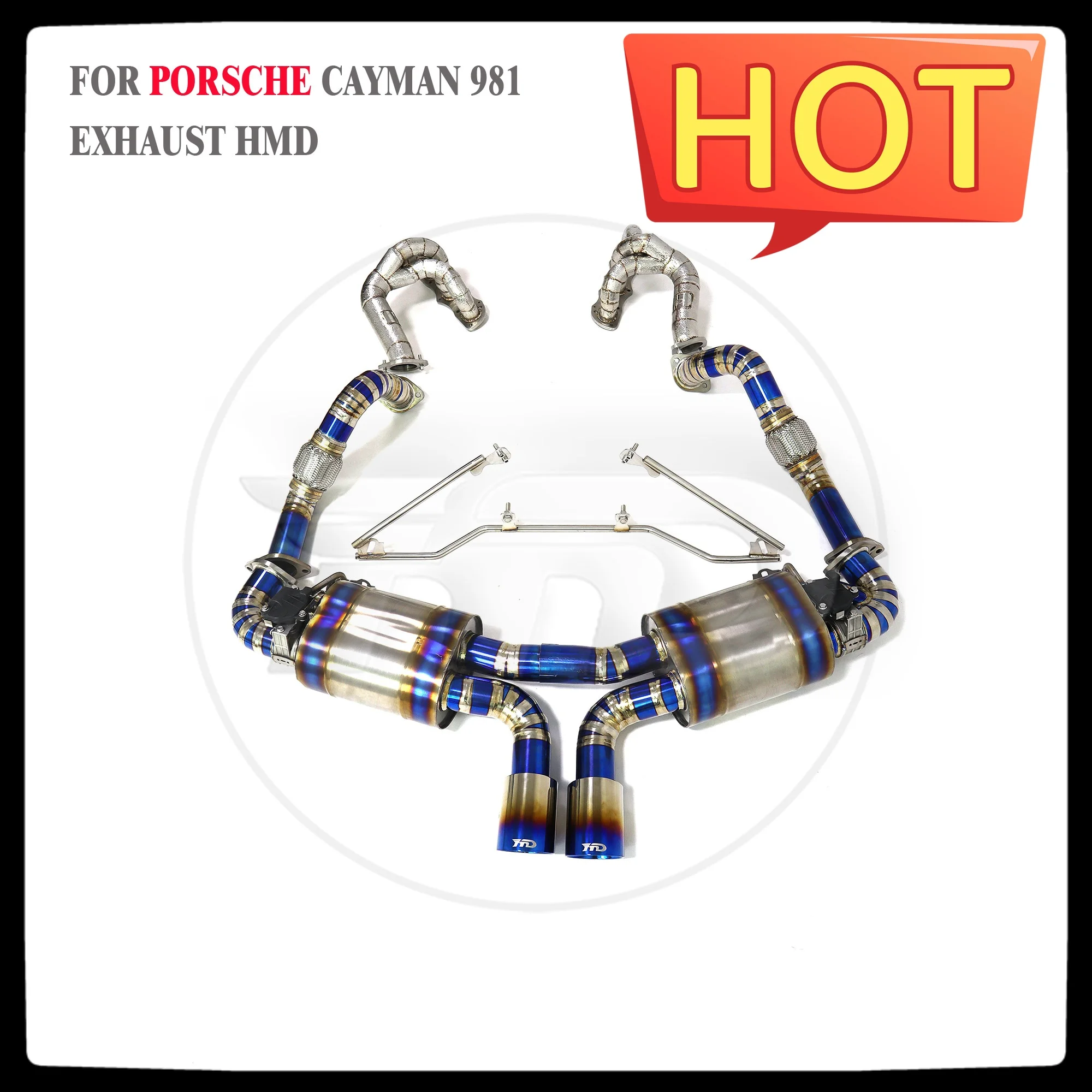 HMD Exhaust System Header Manifold Downpipe Catback For Porsche Cayman Boxster S GTS 981 3.4L 2013-2016 Performance Titanium
HMD Exhaust System Header Manifold Downpipe Catback For Porsche Cayman Boxster S GTS 981 3.4L 2013-2016 Performance Titanium