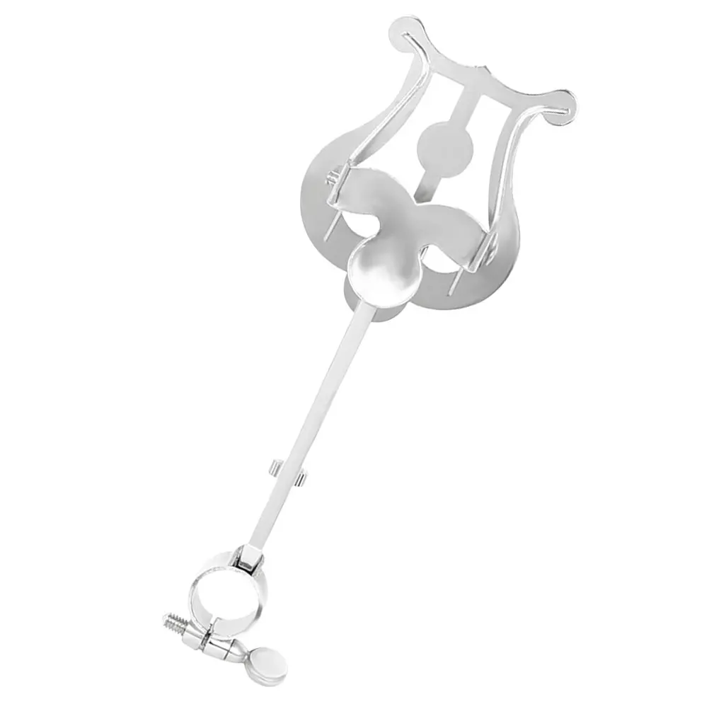 Portable Music Stand Silver Adjustable Knob Sheet Music Clip Foldable Holder Instrument Accessories Lyre Clips
Portable Music Stand Silver Adjustable Knob Sheet Music Clip Foldable Holder Instrument Accessories Lyre Clips