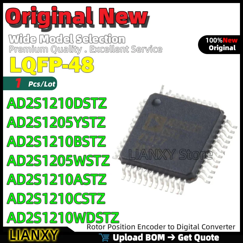 1pcs LQFP-48 AD2S1210DSTZ AD2S1205YSTZ AD2S1210BSTZ AD2S1205WSTZ AD2S1210ASTZ AD2S1210CSTZ AD2S1210WDSTZ New Original
1pcs LQFP-48 AD2S1210DSTZ AD2S1205YSTZ AD2S1210BSTZ AD2S1205WSTZ AD2S1210ASTZ AD2S1210CSTZ AD2S1210WDSTZ New Original