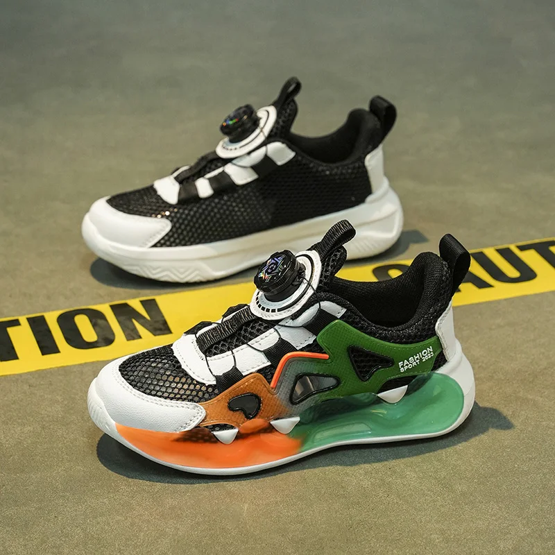 Flexible Elastic Sole Kids Sports Sneakers Summer Breathable Mesh Anti-wear Anti-slip Shoes for Long Distance Walking
Flexible Elastic Sole Kids Sports Sneakers Summer Breathable Mesh Anti-wear Anti-slip Shoes for Long Distance Walking