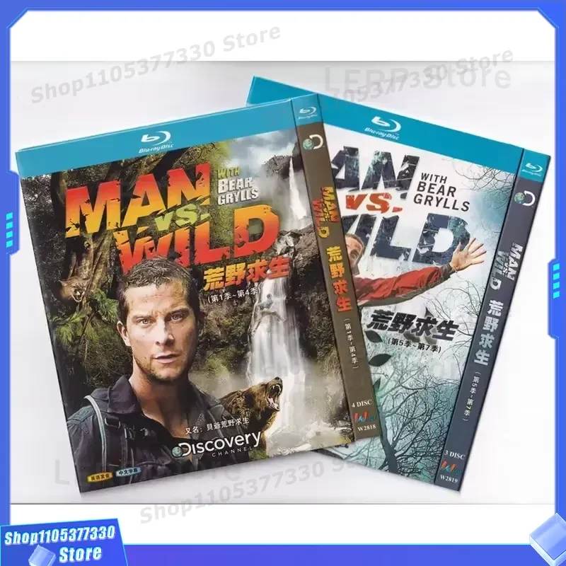 BD Blu-ray High Definition Documentary Survival Seasons 1–7 7-Disc Box Set Bear Grylls
BD Blu-ray High Definition Documentary Survival Seasons 1–7 7-Disc Box Set Bear Grylls
