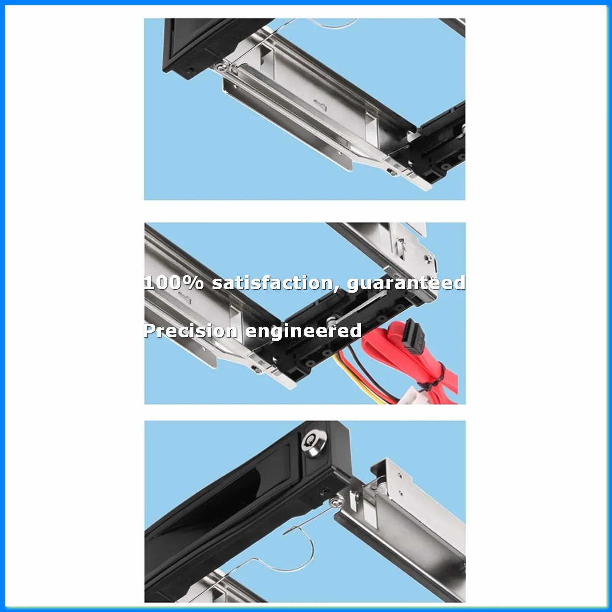 3.5inch SSD to 5.25inch Bay Tray Hard HDD Mounting Dock Bracket Adapter Converter Frame for PC Computer-ELEC
3.5inch SSD to 5.25inch Bay Tray Hard HDD Mounting Dock Bracket Adapter Converter Frame for PC Computer-ELEC