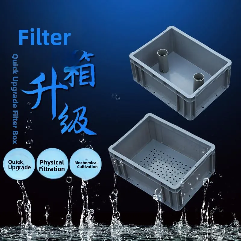 Punching Rotation Box Wet And Dry Separation Sump Upgrade for Filter Equipment Pet Turtle Home Use ABS Material Half Water
Punching Rotation Box Wet And Dry Separation Sump Upgrade for Filter Equipment Pet Turtle Home Use ABS Material Half Water