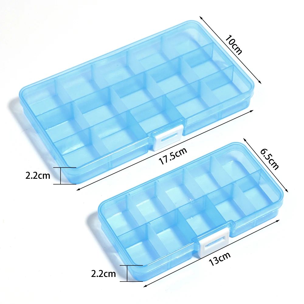 10/15 Compartments Plastic Storage Box Organizer Home Sundries Container with Dividers for Beads Crafts Sewing Supplies Storage
10/15 Compartments Plastic Storage Box Organizer Home Sundries Container with Dividers for Beads Crafts Sewing Supplies Storage