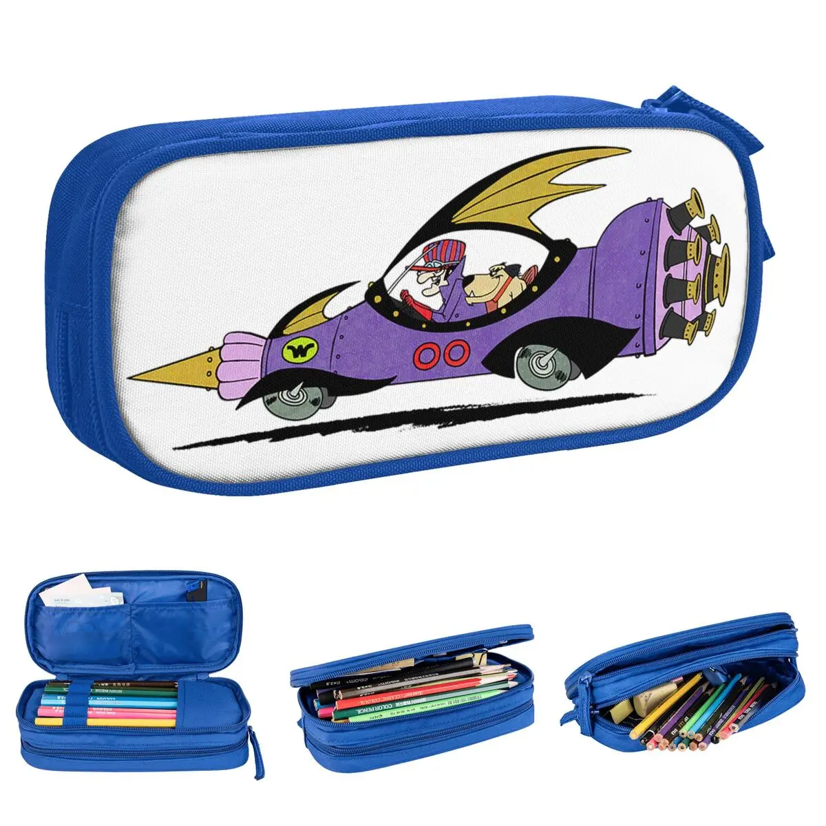 Wacky Races Dick Dastardly Machine Pencil Case Pencil Pouch Pen for Student Large Storage Bags Students School Gift Stationery
Wacky Races Dick Dastardly Machine Pencil Case Pencil Pouch Pen for Student Large Storage Bags Students School Gift Stationery