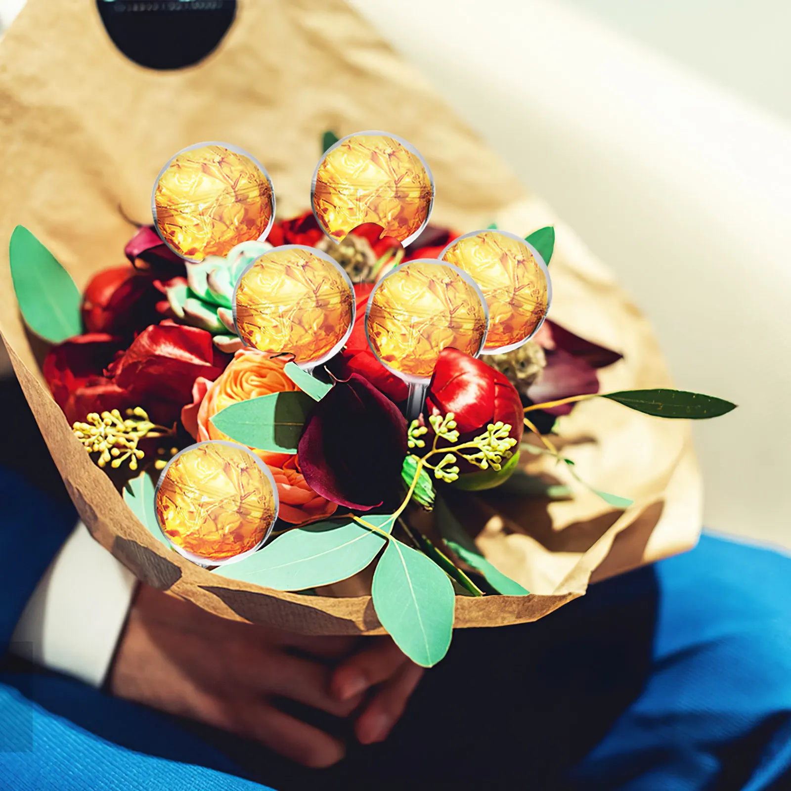 80Pcs Chocolate Bouquet Holders Transparent Chocolate Cups Creative Candy Bouquet Wrappers for Birthday Valentine's Packaging
80Pcs Chocolate Bouquet Holders Transparent Chocolate Cups Creative Candy Bouquet Wrappers for Birthday Valentine's Packaging