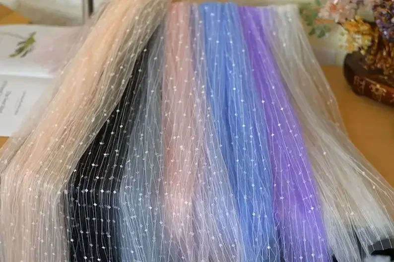 6-цветная белая кружевная ткань с вышивкой в горошек, мягкая сетчатая тюлевая ткань для девочек, платье-пачка
6-цветная белая кружевная ткань с вышивкой в горошек, мягкая сетчатая тюлевая ткань для девочек, платье-пачка