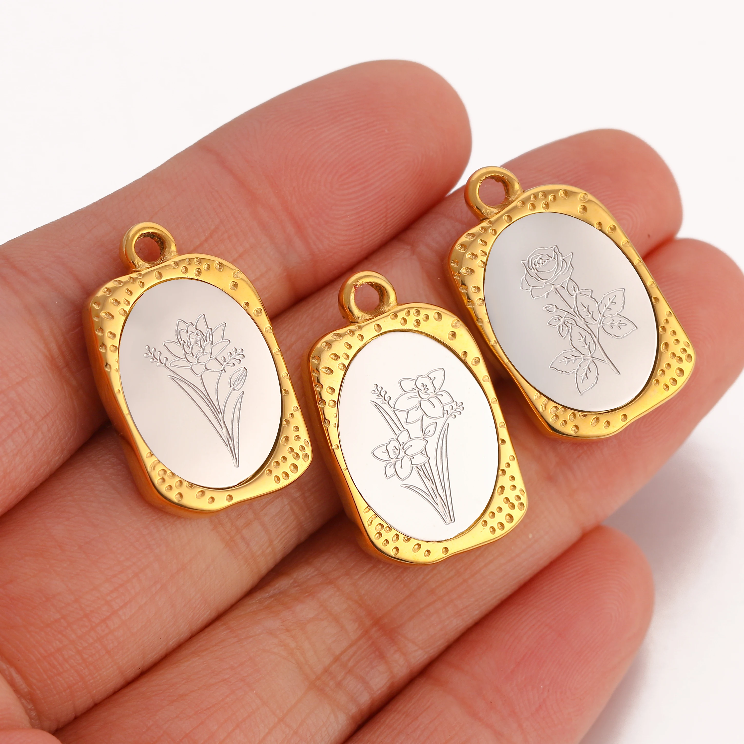 3Pcs Birth Sign Charms for Necklaces Making Birthday Amulet Charm Birth Month Flower Dainty Stainless Steel Pendant DIY Jewelry
3Pcs Birth Sign Charms for Necklaces Making Birthday Amulet Charm Birth Month Flower Dainty Stainless Steel Pendant DIY Jewelry