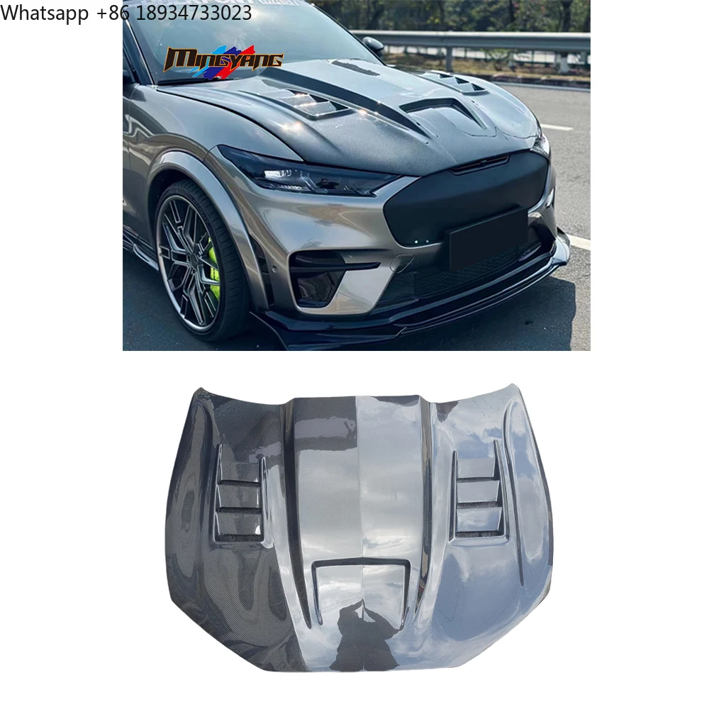High Quality Carbon Fiber Hood Engine Bonnet Cover for Ford Mustang Mach-E 2021
High Quality Carbon Fiber Hood Engine Bonnet Cover for Ford Mustang Mach-E 2021