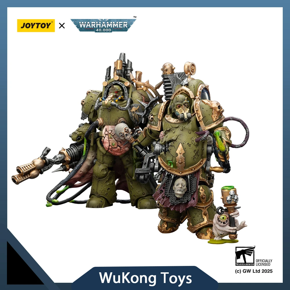 JOYTOY Warhammer 40,000 Death Guard Foul Blightspawn Death Guard Lord of Virulence 1/18 Action Figure Collectible Model Toys
JOYTOY Warhammer 40,000 Death Guard Foul Blightspawn Death Guard Lord of Virulence 1/18 Action Figure Collectible Model Toys