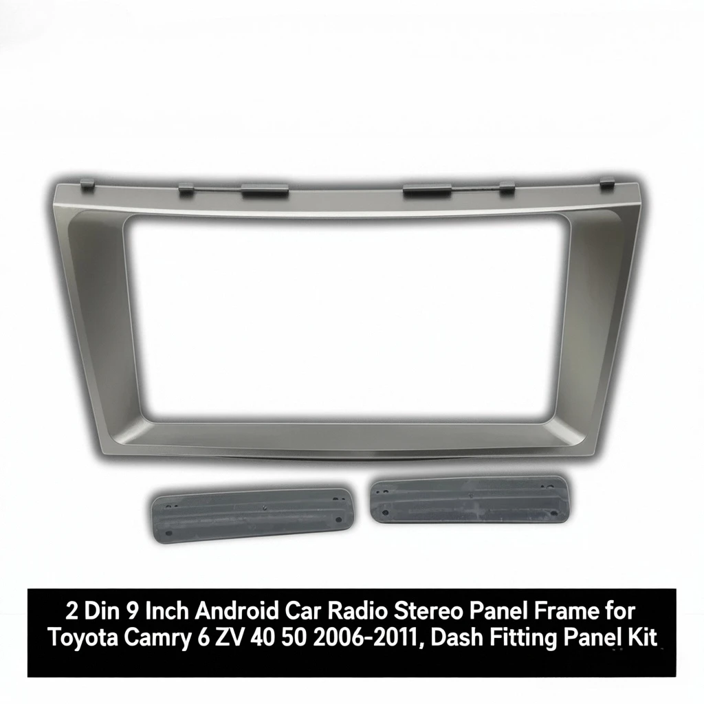 2 Din 9-дюймовая рамка панели стереосистемы Android для Toyota Camry 6 XV 40 50 2006-2011, комплект панели приборной панели 
2 Din 9-дюймовая рамка панели стереосистемы Android для Toyota Camry 6 XV 40 50 2006-2011, комплект панели приборной панели