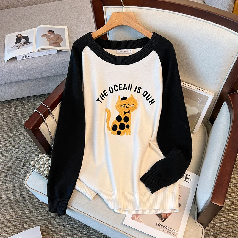 100/150/175kg oversize women clothing chubby female bust 150/160cm casual loose fitting pullovers thickened knitted sweaters
100/150/175kg oversize women clothing chubby female bust 150/160cm casual loose fitting pullovers thickened knitted sweaters