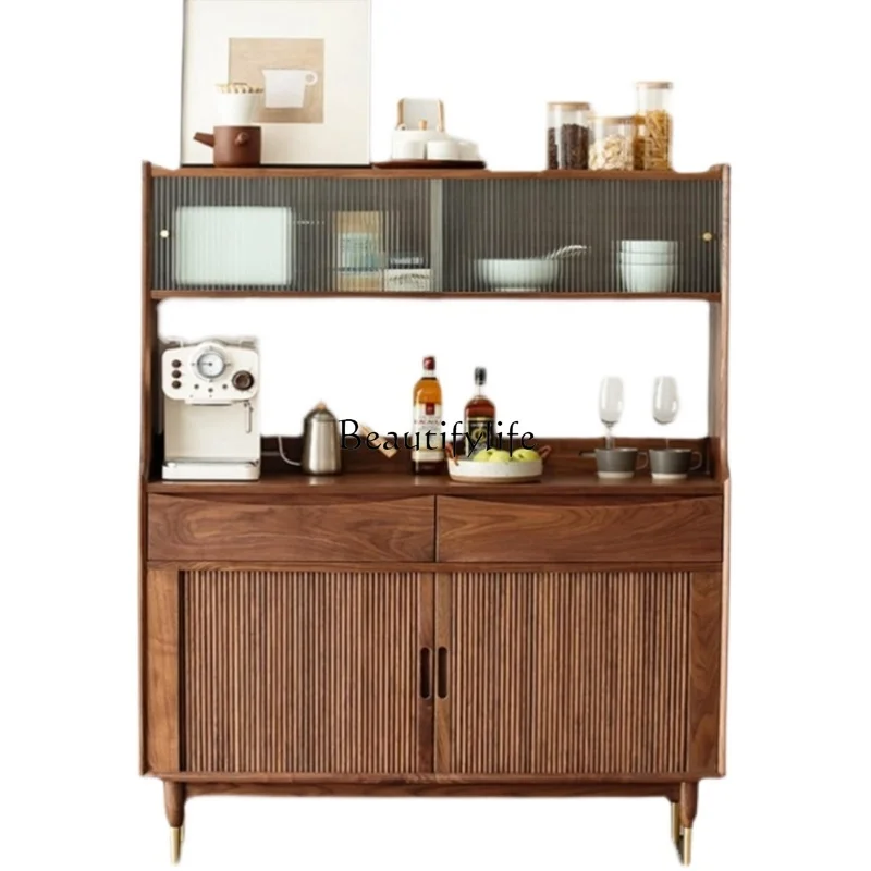 Nordic solid wood modern simple storage black walnut storage cabinet wine cabinet
Nordic solid wood modern simple storage black walnut storage cabinet wine cabinet