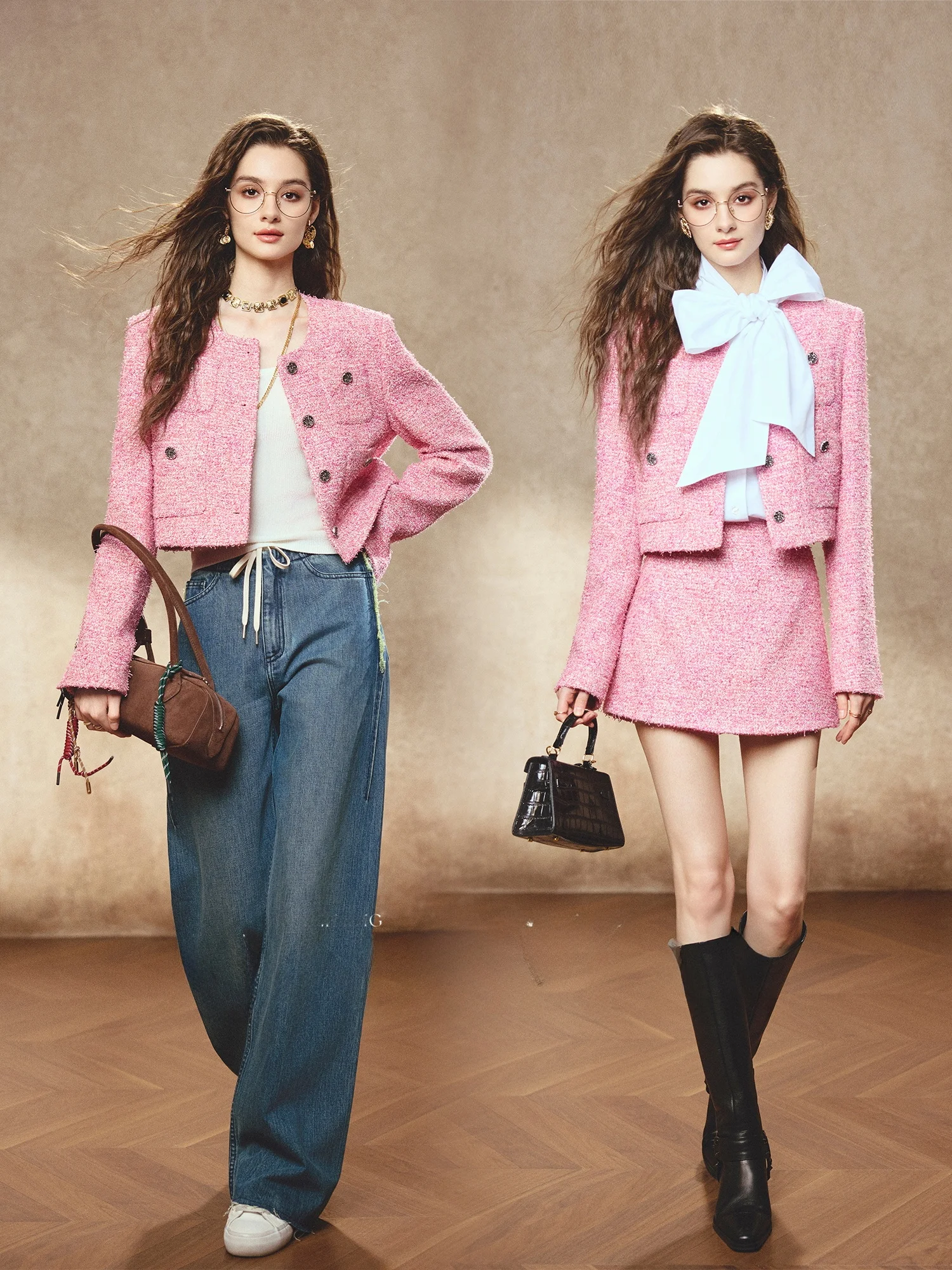 Annaspeak Vintage Anti-Aging Heavy-Work 3D Woolen Coat Skirt-Pant Set Women's Fashion Style Straight-Line Polyester Cotton Bl...
Annaspeak Vintage Anti-Aging Heavy-Work 3D Woolen Coat Skirt-Pant Set Women's Fashion Style Straight-Line Polyester Cotton Bl...
