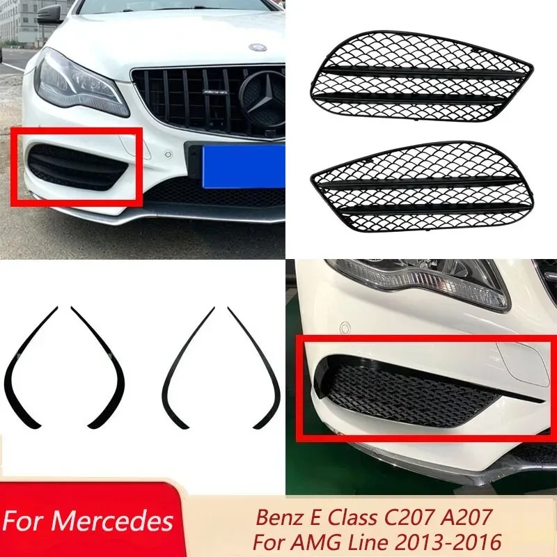 For Mercedes-Benz E Class C207 A207 For AMG Line 2013-2016 Side Hood Fog Lamp Light Cover Rear Bumper Lip Spoiler Canards Vents
For Mercedes-Benz E Class C207 A207 For AMG Line 2013-2016 Side Hood Fog Lamp Light Cover Rear Bumper Lip Spoiler Canards Vents