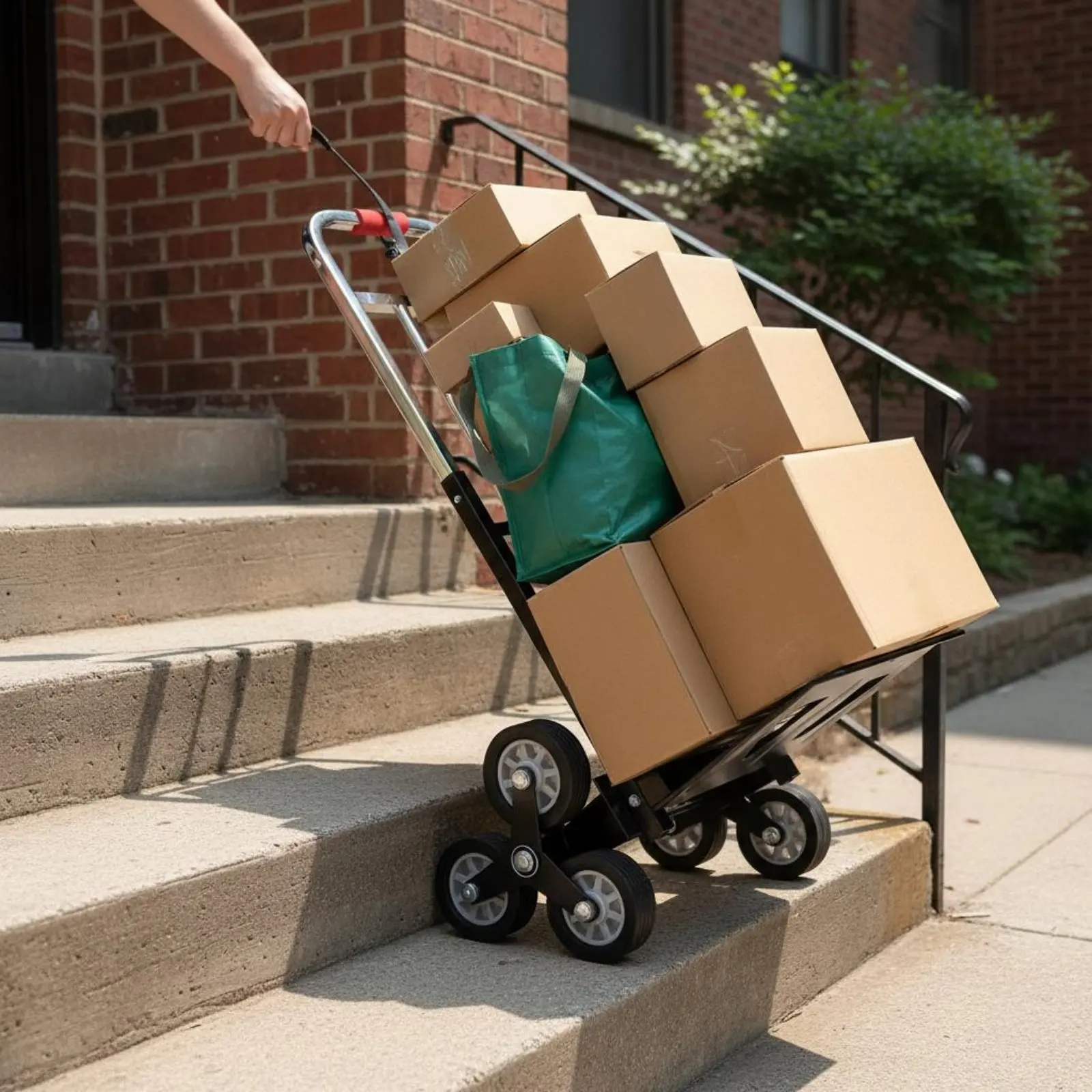 Stair Climbing Hand Hand Trolley Foldable 6-Wheel Folding Hand Hand Trolley Foldable Luggage Trolley Telescoping Handle
Stair Climbing Hand Hand Trolley Foldable 6-Wheel Folding Hand Hand Trolley Foldable Luggage Trolley Telescoping Handle
