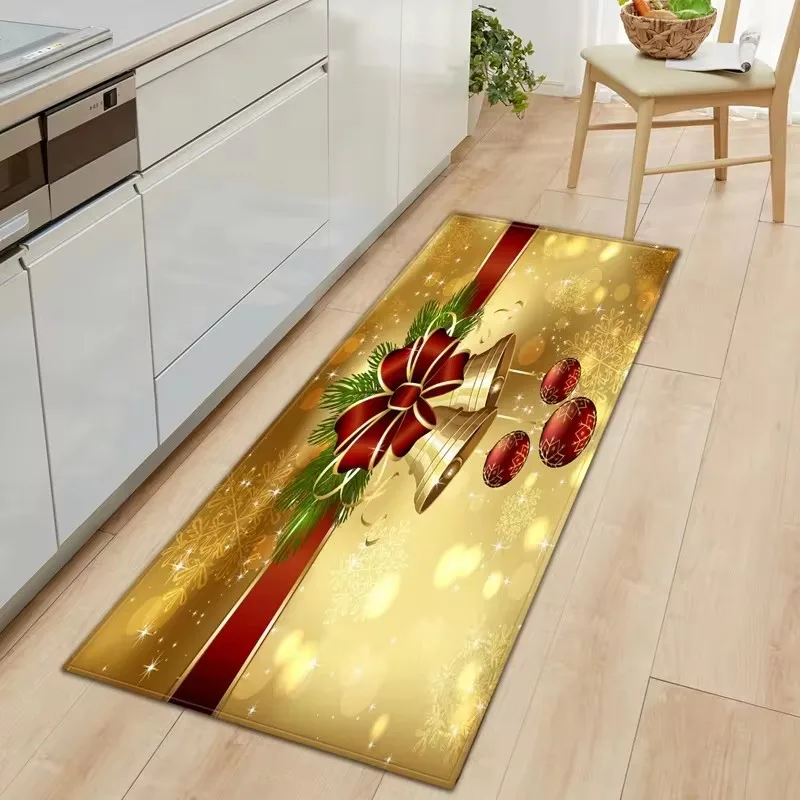 Christmas Kitchen Mat Home Entrance Doormat Decor Xmas Carpet for Living Room Bathroom Non-Slip Foot Rug Christmas Decorations
Christmas Kitchen Mat Home Entrance Doormat Decor Xmas Carpet for Living Room Bathroom Non-Slip Foot Rug Christmas Decorations