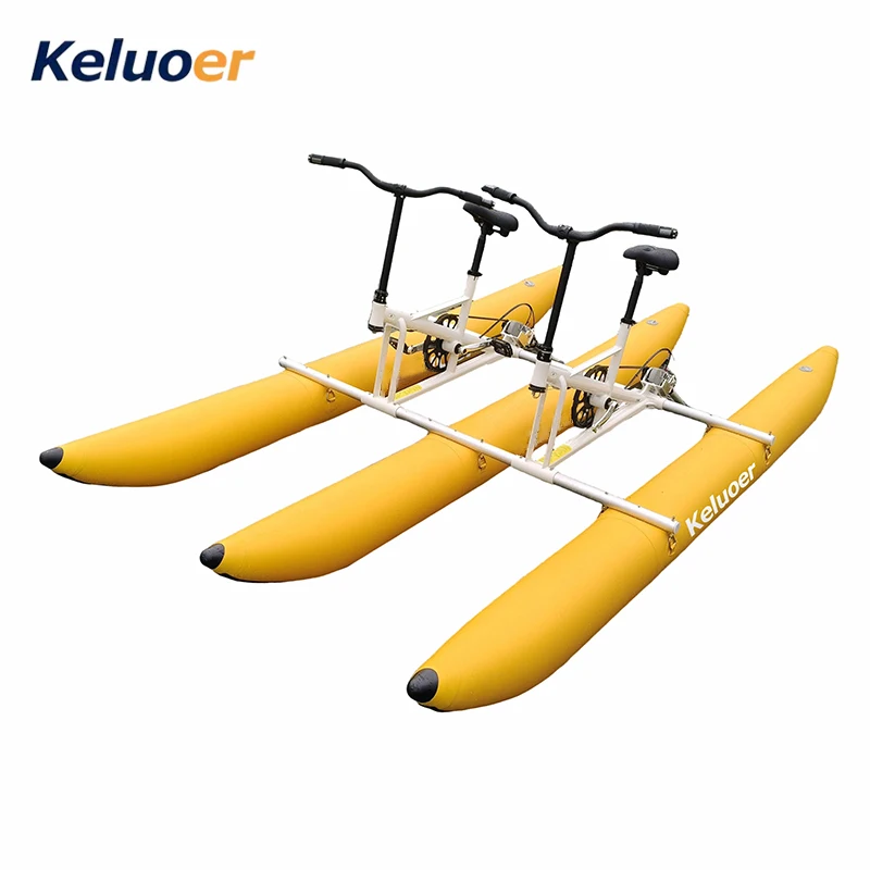 Hot Sale Inflatable Floating Water Bike Pedal Boat Tandem Water Bikes
Hot Sale Inflatable Floating Water Bike Pedal Boat Tandem Water Bikes