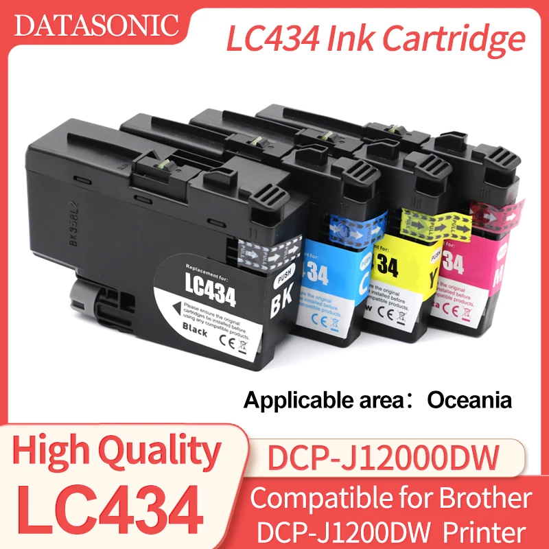 Oceania LC434 Стандартный совместимый с Brother DCP-J1200DW картриджи для принтера LC434 Многофункциональный Универсальный аппарат
Oceania LC434 Стандартный совместимый с Brother DCP-J1200DW картриджи для принтера LC434 Многофункциональный Универсальный аппарат